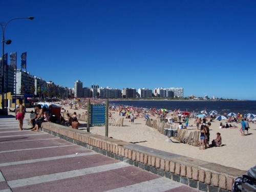 Playa Pocitos Montevideo Uruguay