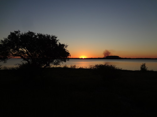 Sonnenuntergang  Rio Uruguay